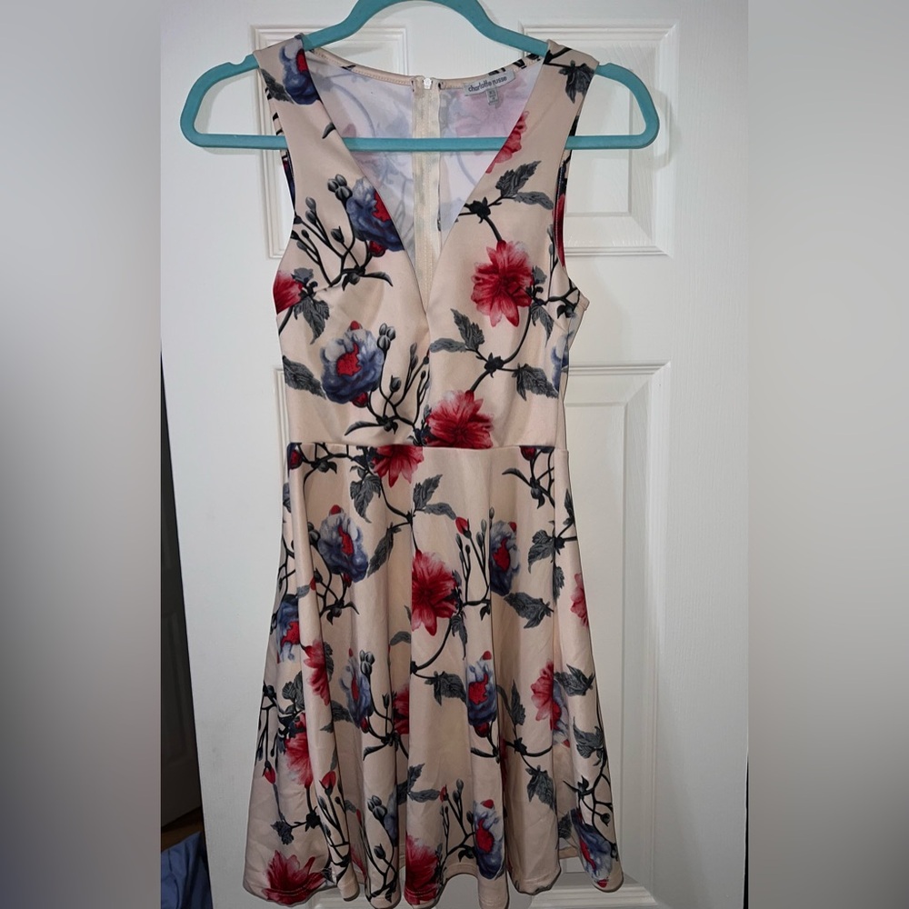 Charlotte Russe Floral Skater Dress